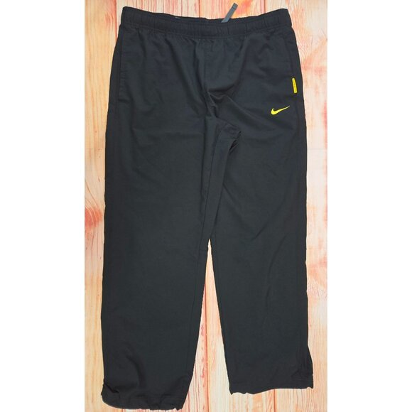Nike Dri-Fit Livestrong Black Performance Training Pants Medium Recycled Polyest - Picture 1 of 9